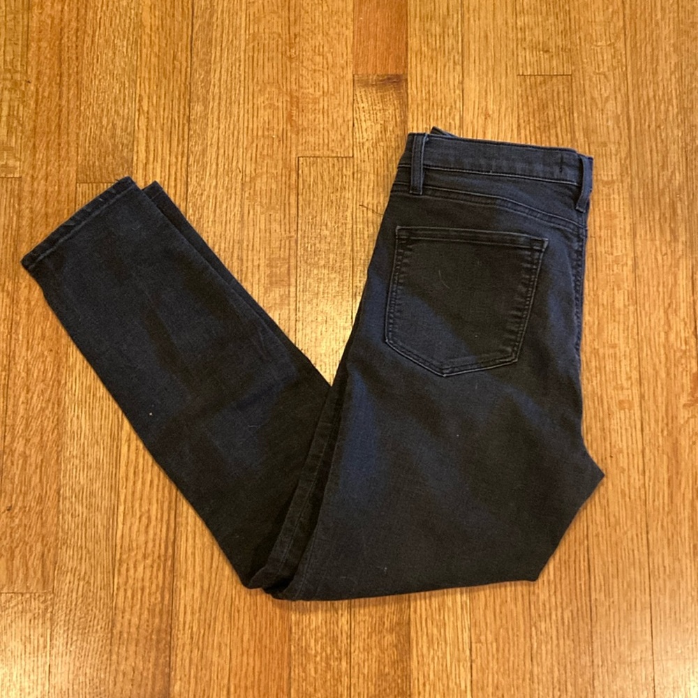 Loft Classic Black Denim Jeans Size 8